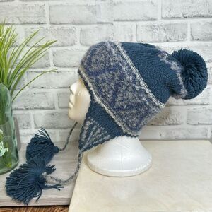 Fox Wire Farm Brushed Alpaca Boucle' Knit Chullo Hat